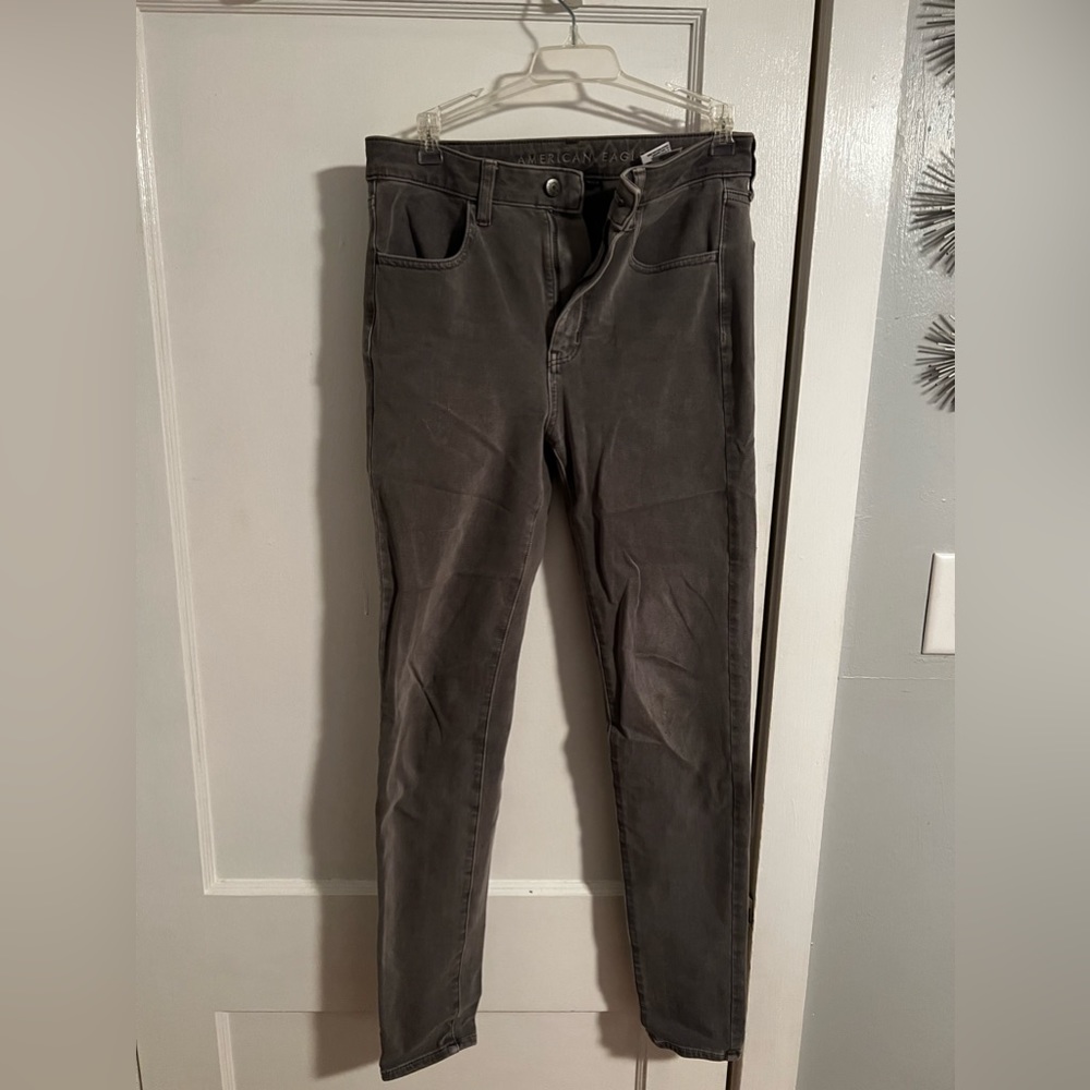 American Eagle High Rise Grey Jeggings